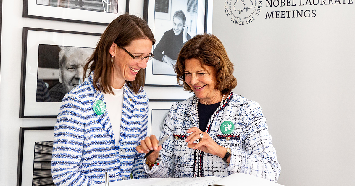 Queen Silvia and Countess Bettina