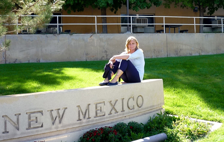 Judit Kadar in New Mexico