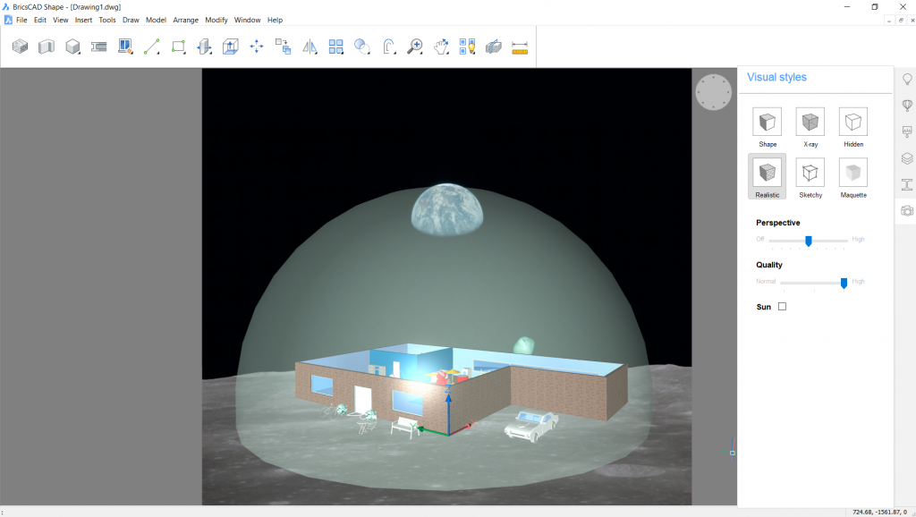 Hintergrund NASA