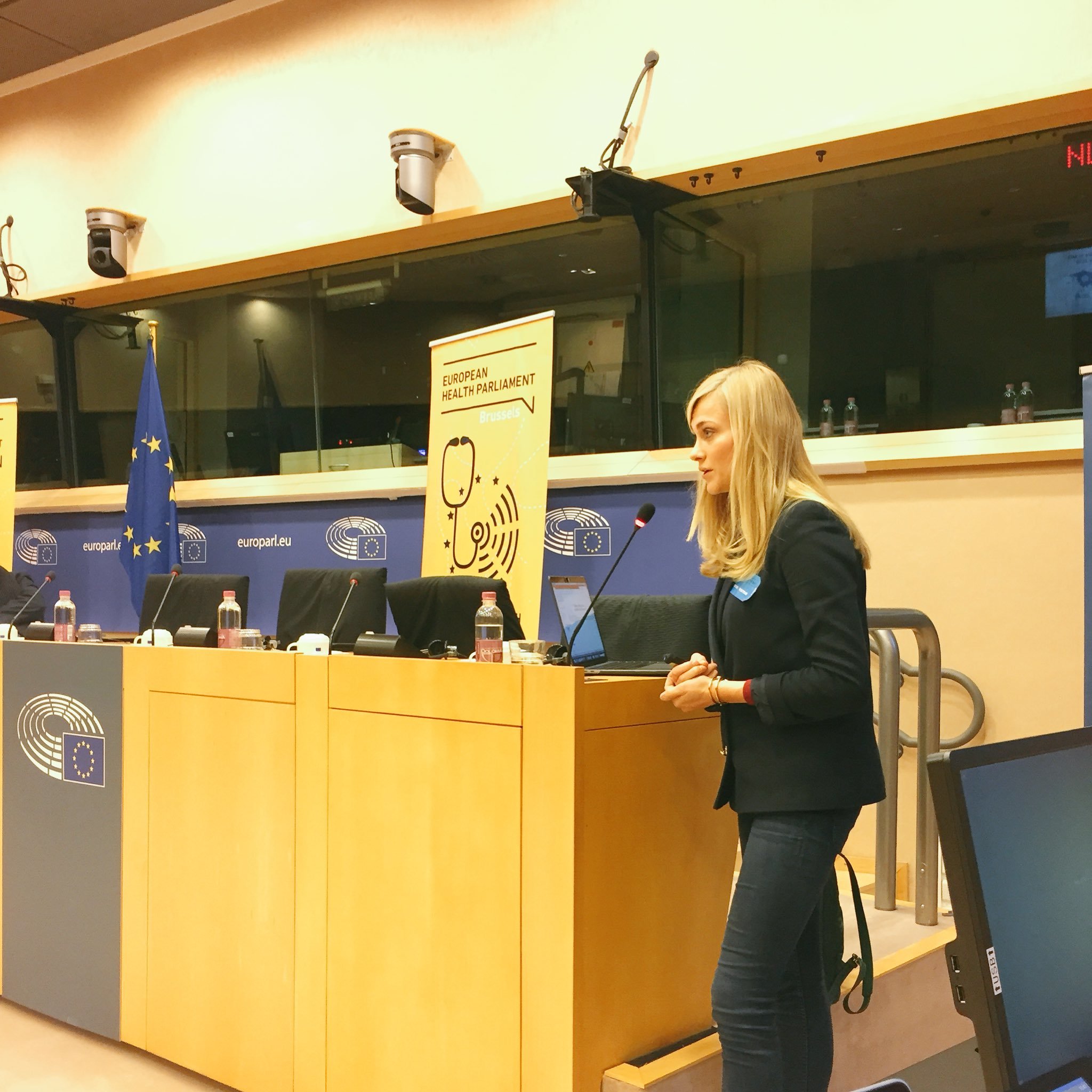 Nadine Bongaerts speaking at the EHP 3rd Edition, December 2017