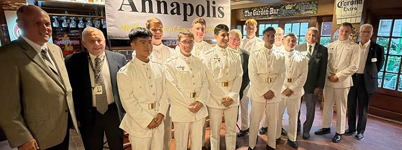West Point Society of Annapolis Honors Exchange Cadets