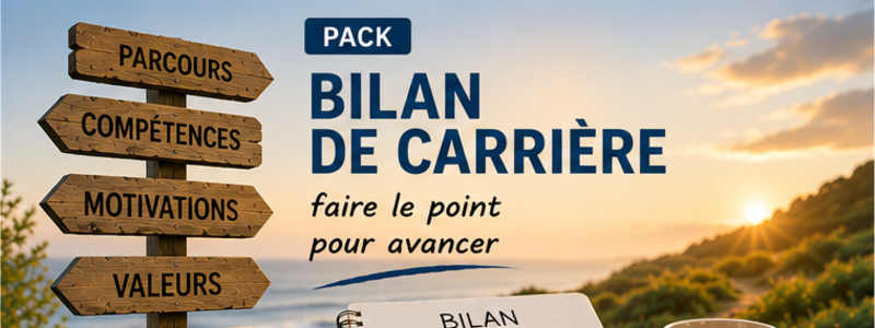 Cet été, prenez le temps de faire le point sur votre carrière | Découvrez notre pack Bilan de Carrière