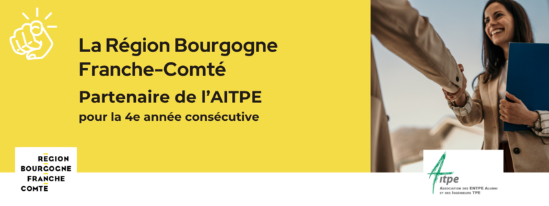 Copier EMPLOI | Merci à la Région Bourgogne Franche-Comté qui renouvelle son partenariat avec l'AITPE