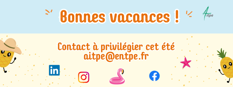 BONNES VACANCES !