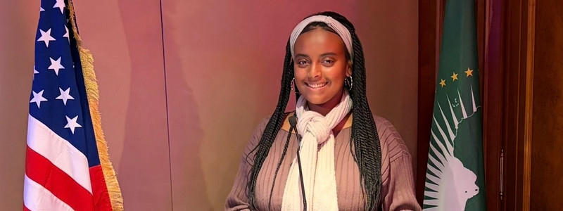 At the African Union, Elizabeth Alene ’28 studies China’s role in Africa’s future