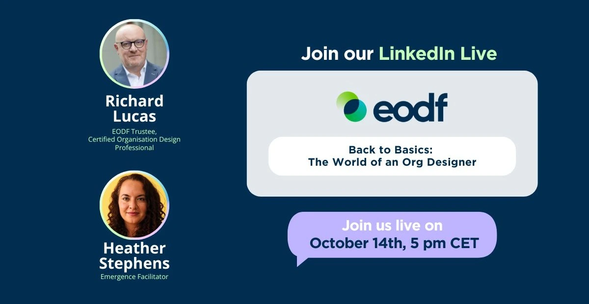 LinkedIn Live: Back to basics - The World of an Org Designer | EODF