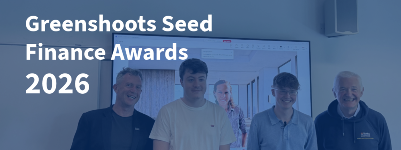Winners of Henley's Greenshoots Seed Finance Awards celebrate with the Chancellor