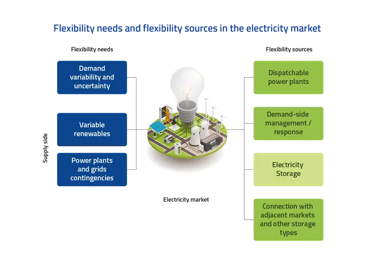 Flexibility needs and flexibility sources in the electricity market