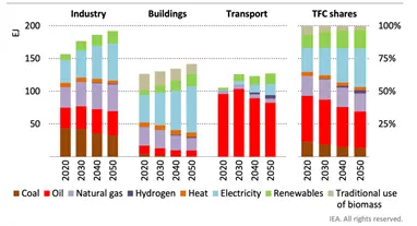Figure 3 - Total final consumption in the IEA’s APC
