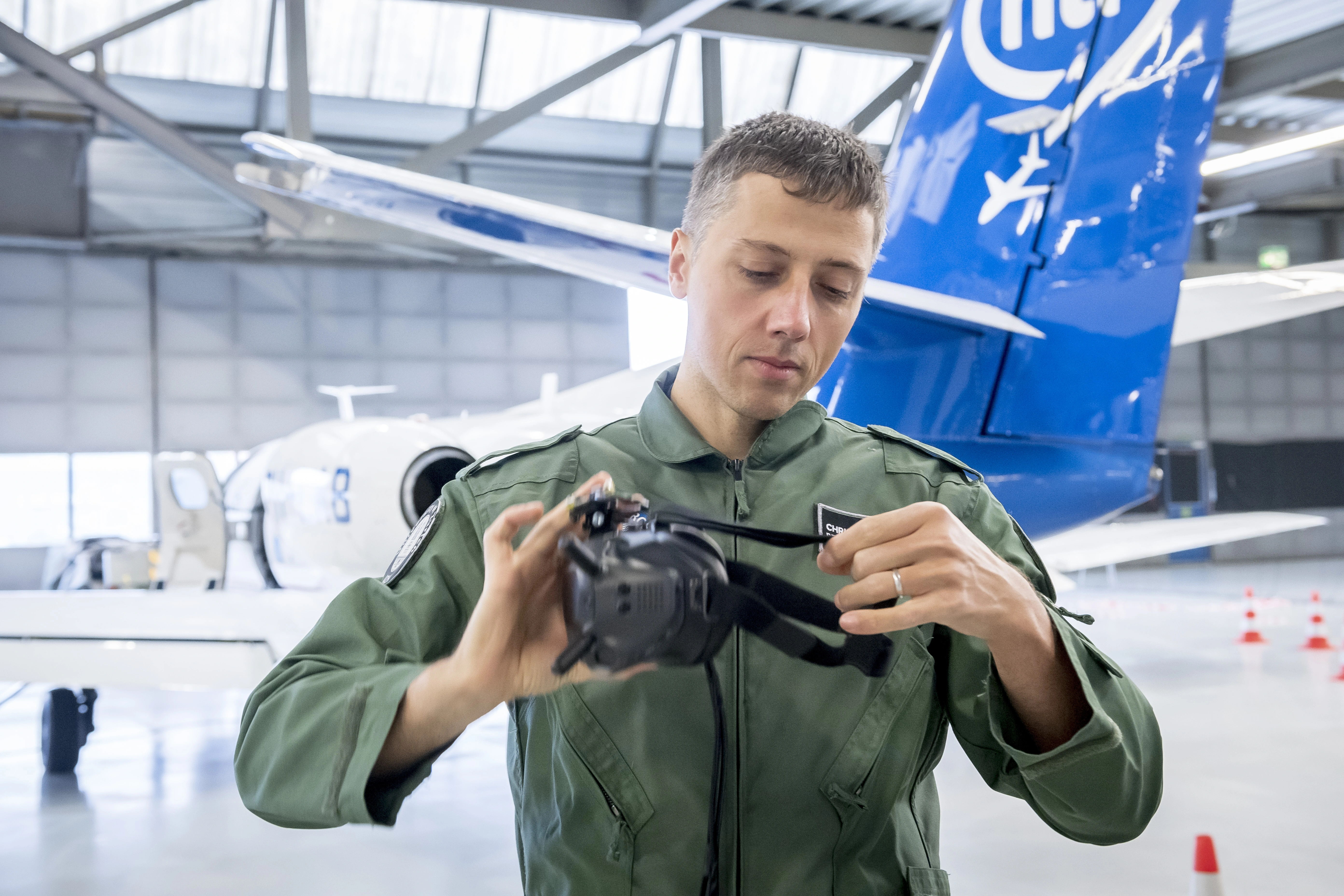 Vorbereitung für Parabelflug