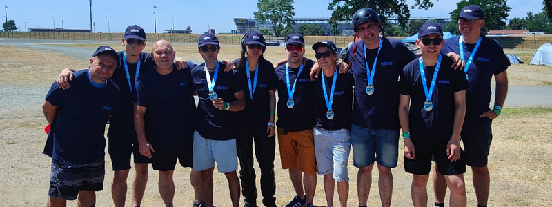 24H du Mans à Roller : 14 heures d'endurance, de soleil… et de fierté pour l'équipe ESIEA 👏