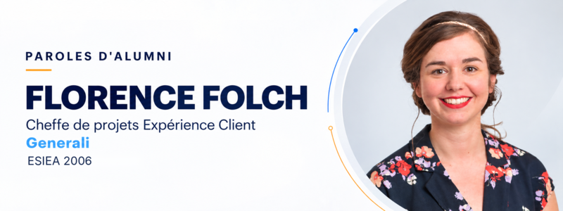 Paroles d'alumni : Florence Folch, cheffe de projets Expérience Client chez Generali