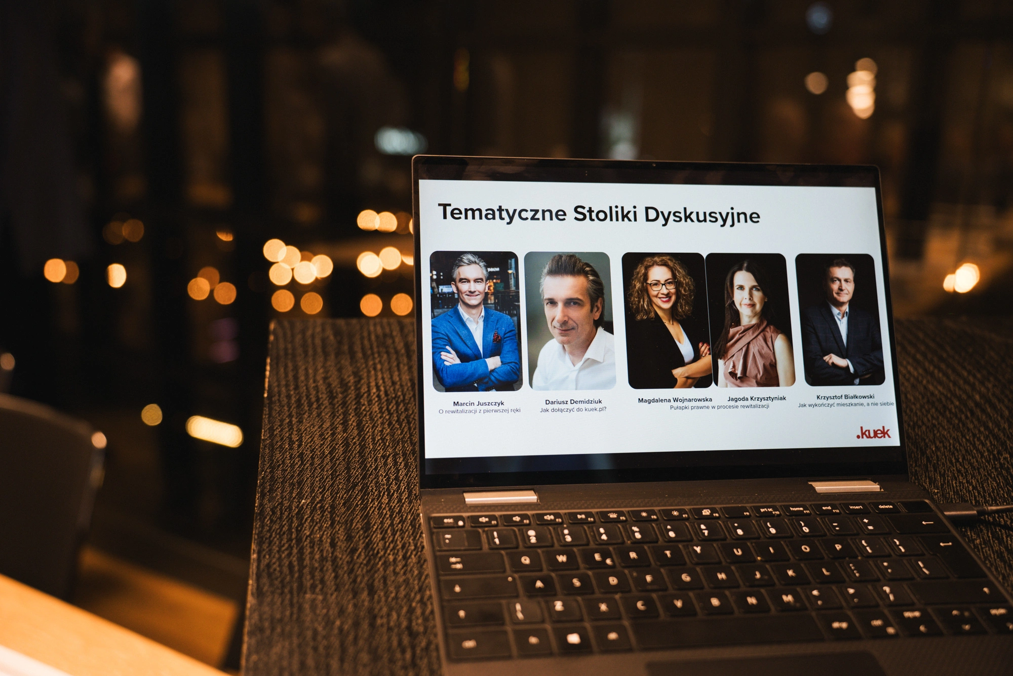 Kwiecień 2026, Klaster Nieruchomości - spotkanie Warszawa Hala Koszyki, Stoliki