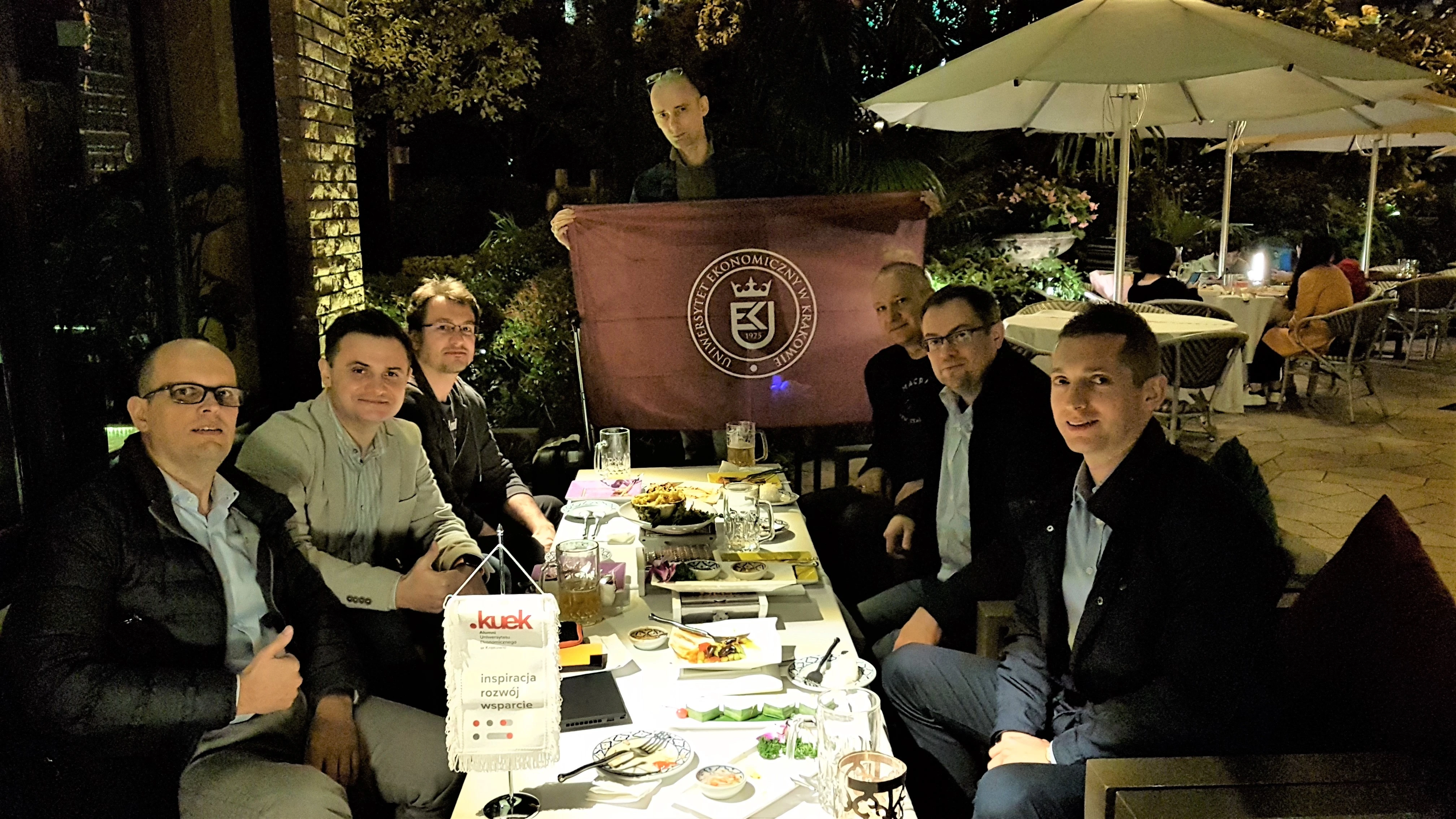 Alumni UEK - spotkanie 30.10.2019 w Szanghaju, Chiny