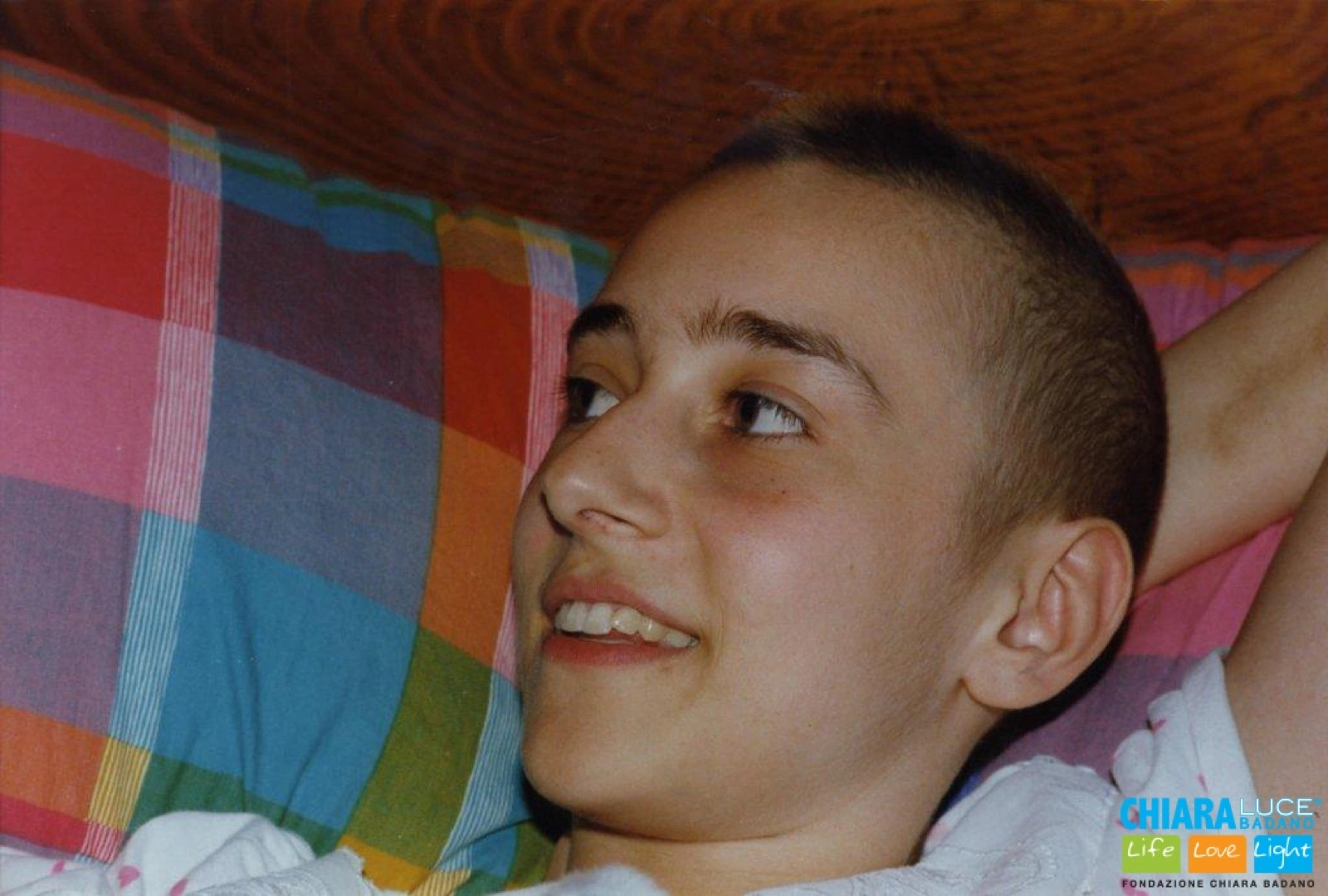 Chiara Badano smiling during her illness