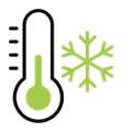 Extreme cold icon