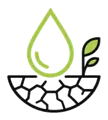 Drought and water security icon