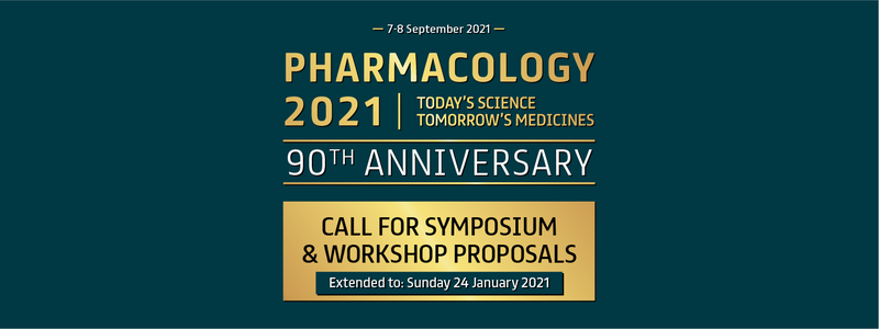 Deadline extension for Pharmacology 2021 proposals