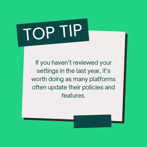 Top Tip - Data Privacy