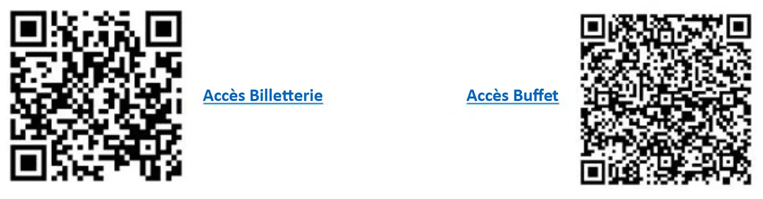 Liens QR code billetterie Gala