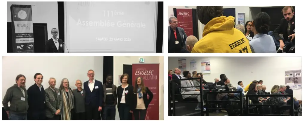 Photos de l'assemblée générale ESIGELEC Alumni 2025 à Rouen.