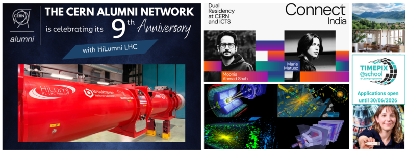CERN Alumni Weekly News | World CERN Alumni Day, From HiLumi to Alumni, Final Collisions, 2026 Connect India Artists