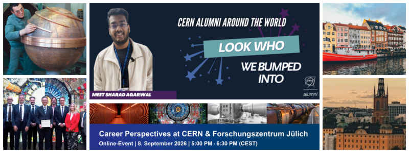 CERN Alumni Weekly News | Look Who We Bumped Into: Sharad Agarwal, Copenhagen Pétanque & Southern Sweden launch, When particles went global