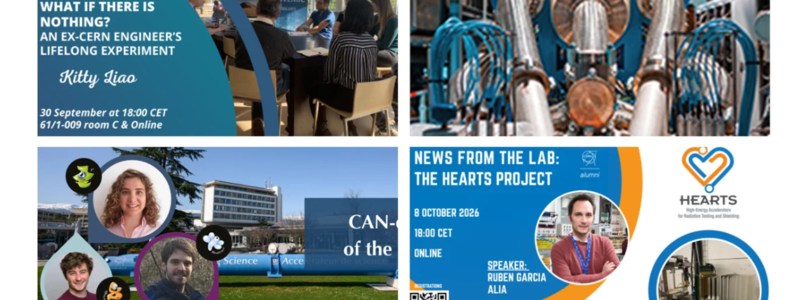 CERN Alumni Weekly News | September CAN-doers, Zaragoza Group Launch, News from the Lab: HEARTS, Monthly Quiz