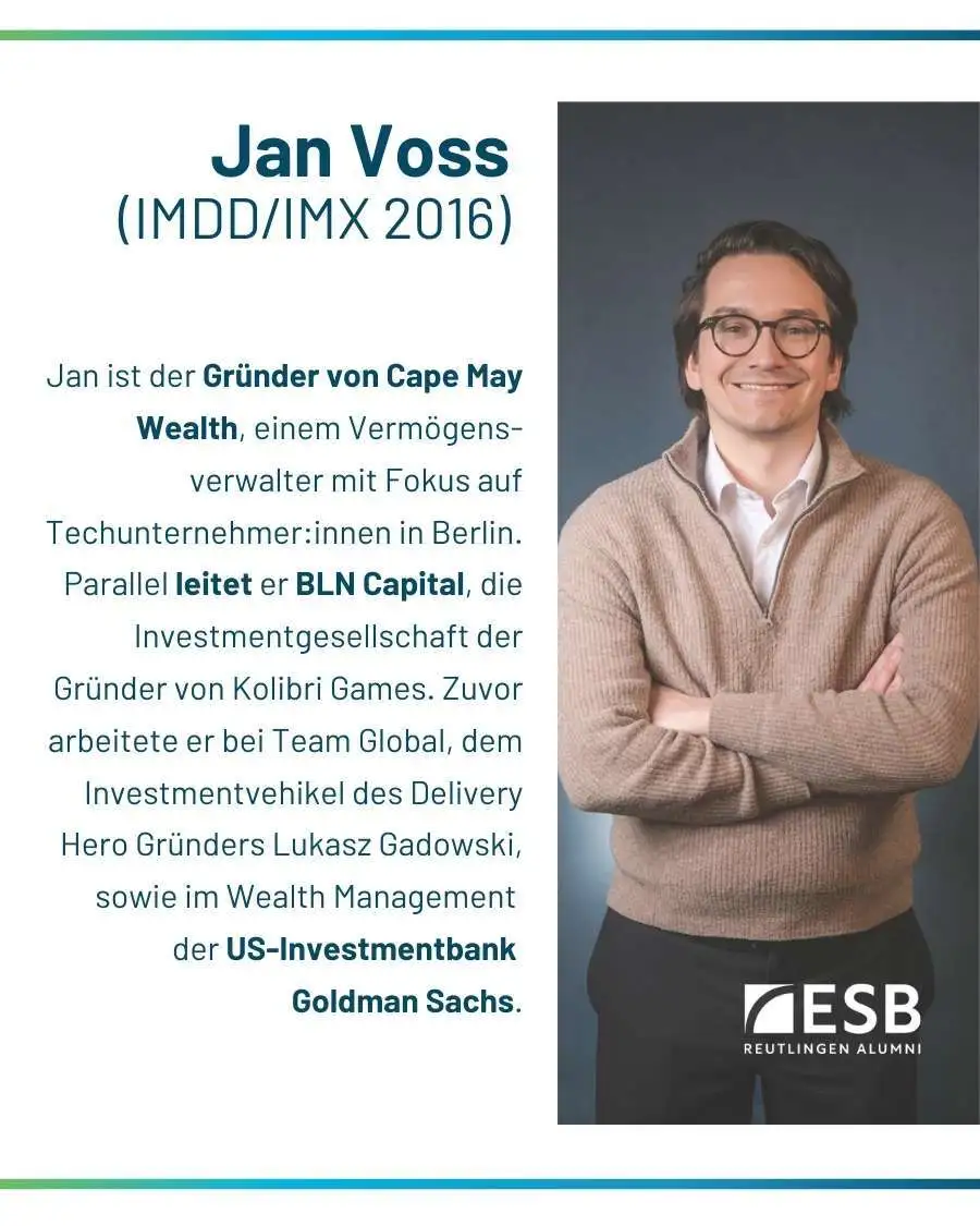 Alumnus Jan Voss