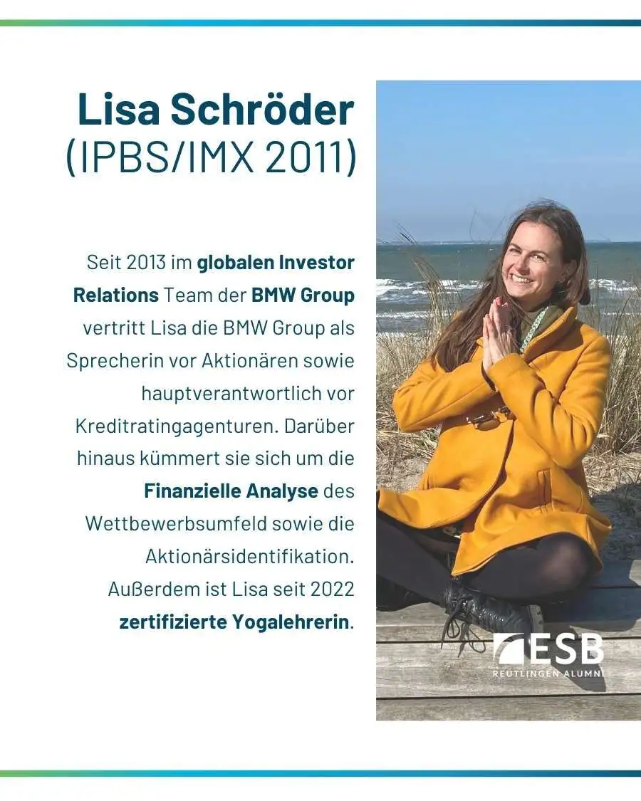 Alumna Lisa Schröder