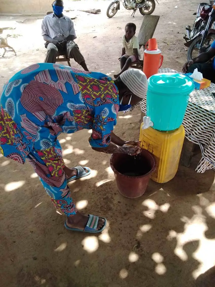 Hand-washing in Cote d'Ivoire
