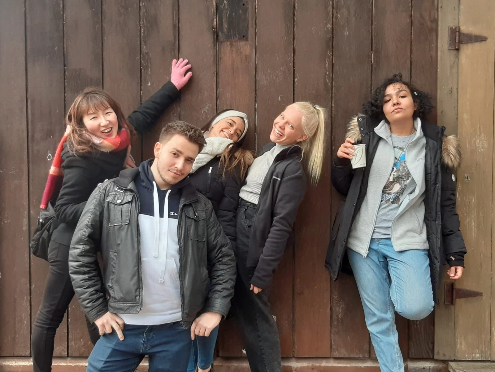 The gang at Hot Chocolate Festival in The ashokan Center- Olivebridge, NY