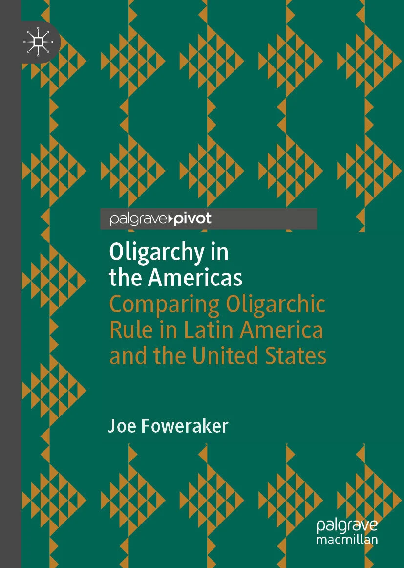 'Oligarchy in the Americas' book jacket